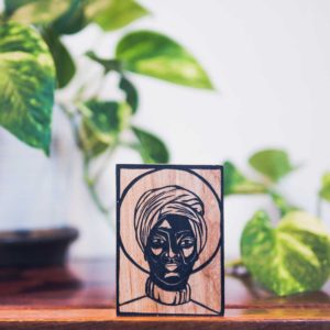 St. Perpetua Print on Wood, by Maria Mulder